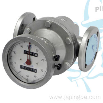 Elliptical gear industrial gauge cast steel flowmeter